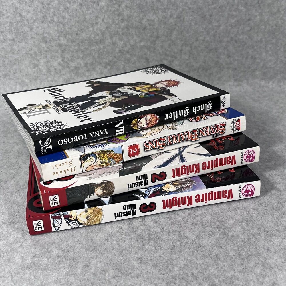 Vampire Knight Vol 2 3 Matsuri Hino Shojo Beat Manga Black Butler‎ 7 Deadly Sins - Picture 11 of 12